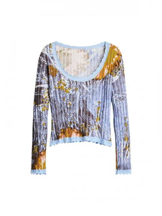 Foto van product Desigual Shirt blauw / gemengde kleuren