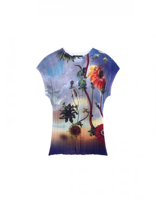 Foto van product Desigual Shirt blauw / groen / oranje
