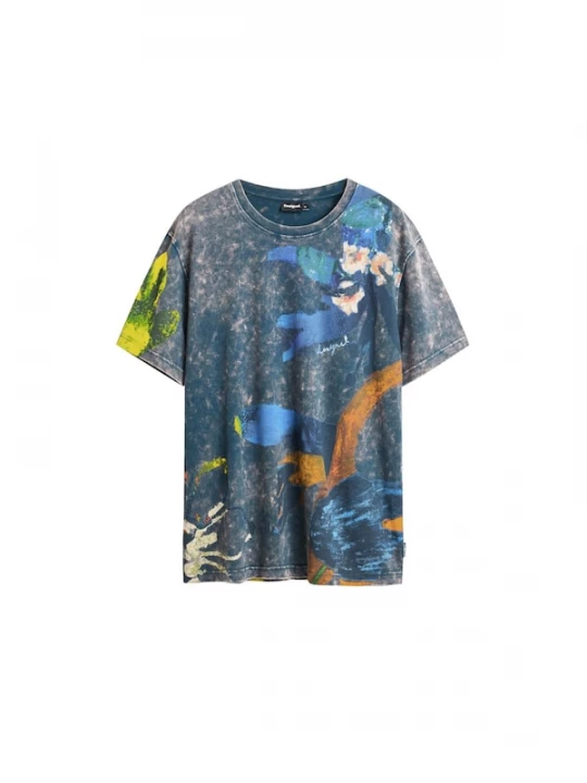 Foto van product Desigual Shirt blauw / navy / oranje