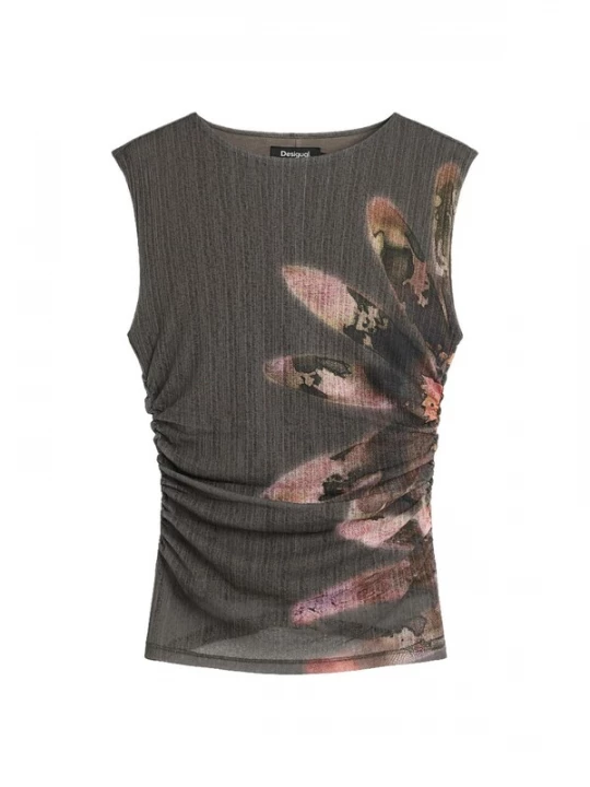Foto van product Desigual Shirt bruin / rosa