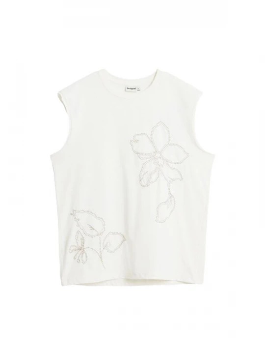 Foto van product Desigual Shirt bruin / wit