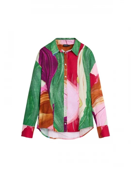 Foto van product Desigual Shirt 'CAM_TUTIFRUTTI 26SWCWX4' groen