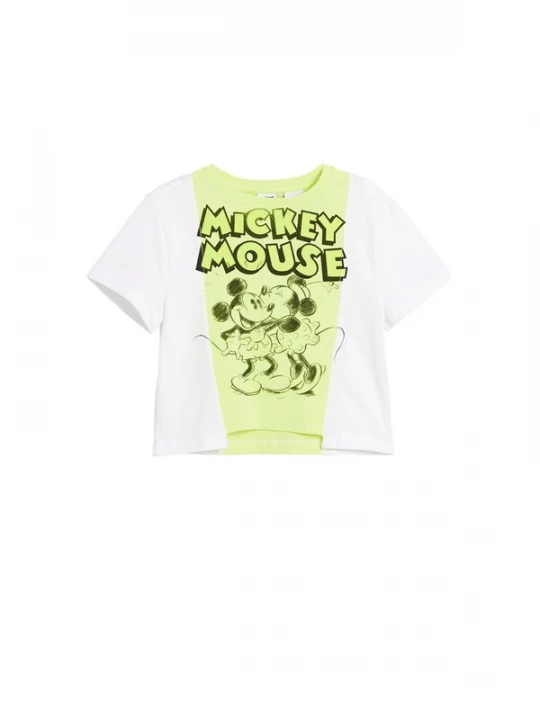 Foto van product Desigual Shirt citroen / zwart / wit