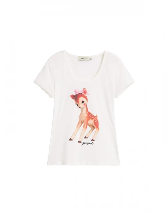 Foto van product Desigual Shirt 'Disney™' vuurrood / wit