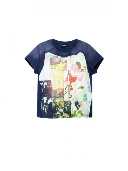Foto van product Desigual Shirt donkerblauw / gemengde kleuren