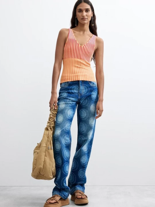 Foto van product Desigual Shirt geel / oranje / rood