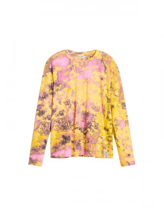 Foto van product Desigual Shirt geel / pink / zwart
