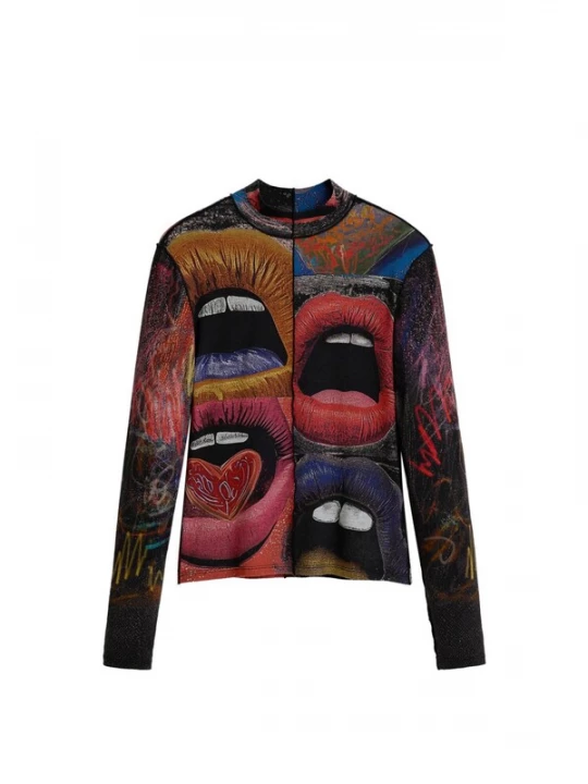 Foto van product Desigual Shirt gemengde kleuren