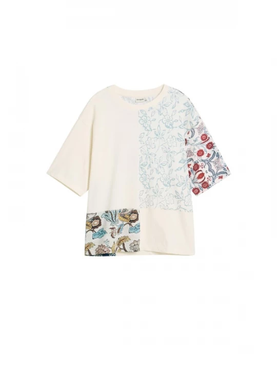 Foto van product Desigual Shirt gemengde kleuren / wit