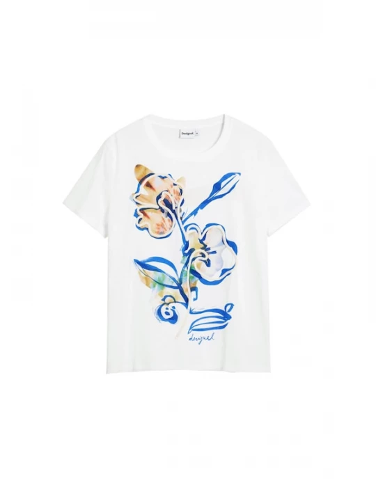 Foto van product Desigual Shirt gemengde kleuren / wit