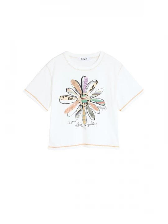 Foto van product Desigual Shirt gemengde kleuren / wit