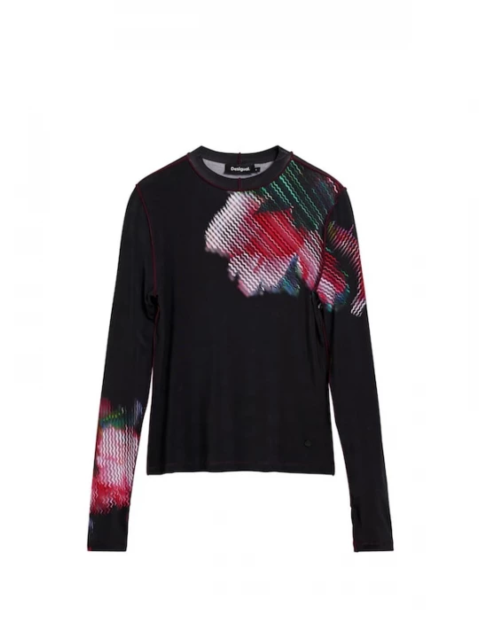 Foto van product Desigual Shirt groen / rood / zwart