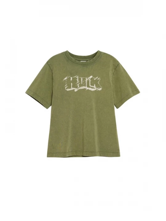 Foto van product Desigual Shirt 'Hulk™' olijfgroen / wit