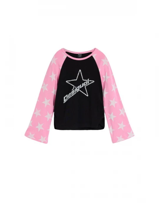 Foto van product Desigual Shirt lichtroze / zwart
