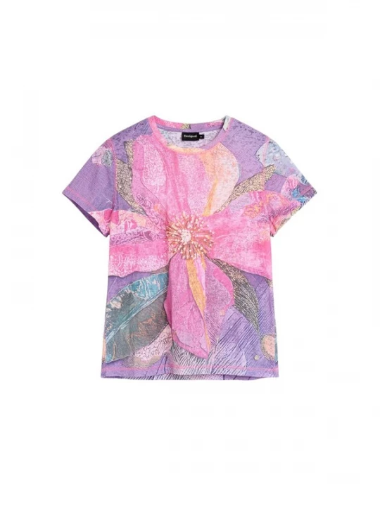Foto van product Desigual Shirt lila / gemengde kleuren