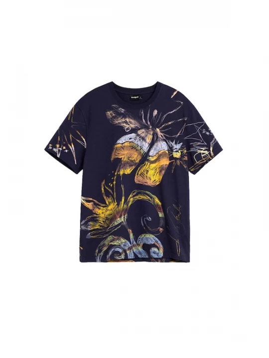Foto van product Desigual Shirt nachtblauw / geel