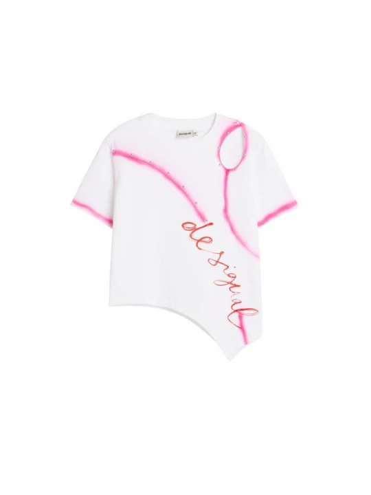 Foto van product Desigual Shirt pink / wit
