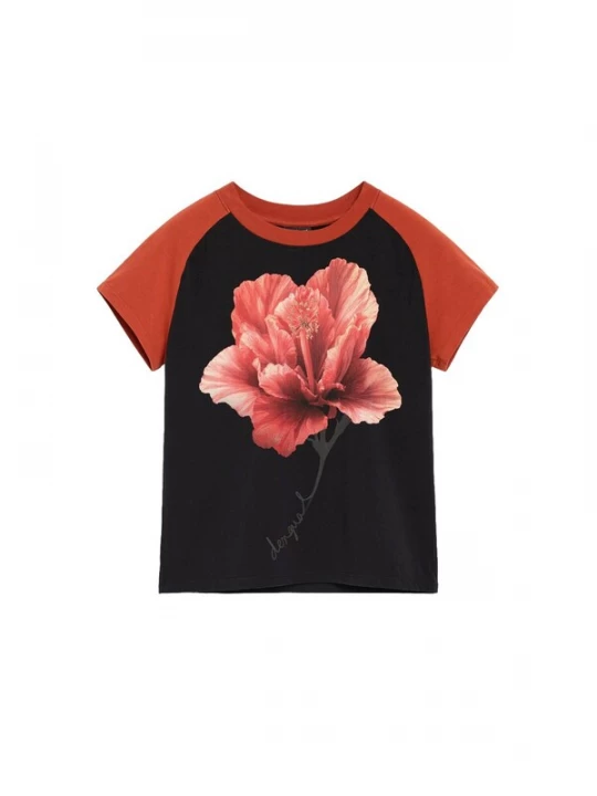 Foto van product Desigual Shirt pitaja roze / pastelroze / roestrood / zwart