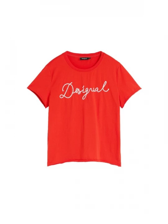 Foto van product Desigual Shirt rood / wit