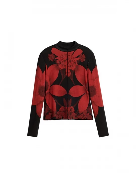 Foto van product Desigual Shirt rood / zwart