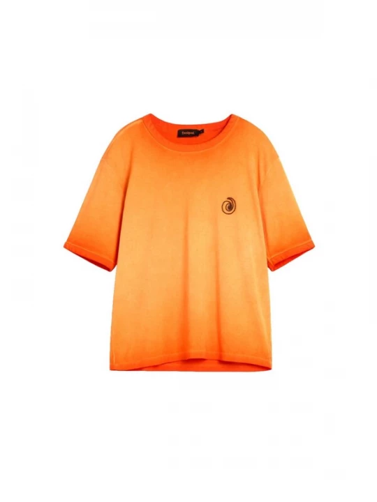 Foto van product Desigual Shirt zalm roze / lichtoranje