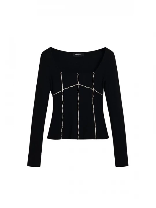 Foto van product Desigual Shirt zwart / wit