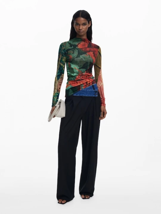 Foto van product Desigual Sweatshirt 'by Mr. Christian Lacroix' groen / watermeloen rood