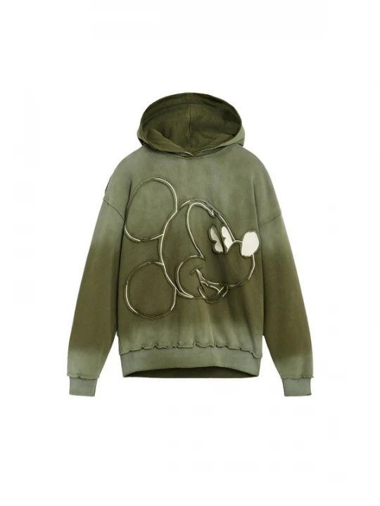 Foto van product Desigual Sweatshirt kaki / pastelgroen / wit