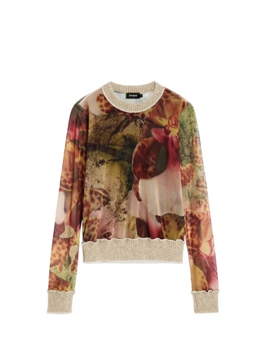 Foto van product Desigual Trui 'M. C. Lacroix' bruin / gemengde kleuren
