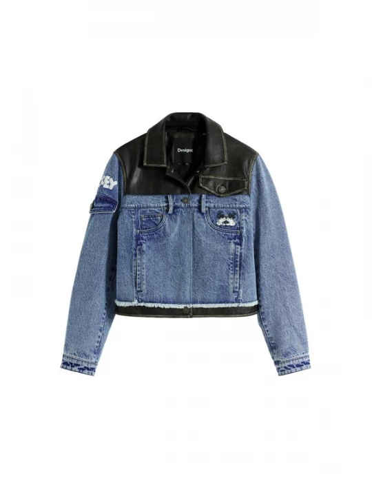 Foto van product Desigual Tussenjas blauw / gemengde kleuren