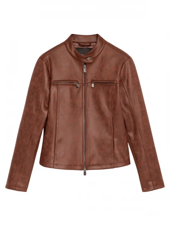 Foto van product Desigual Tussenjas 'CHAQ_BIKERCY 26WWEW09' bruin