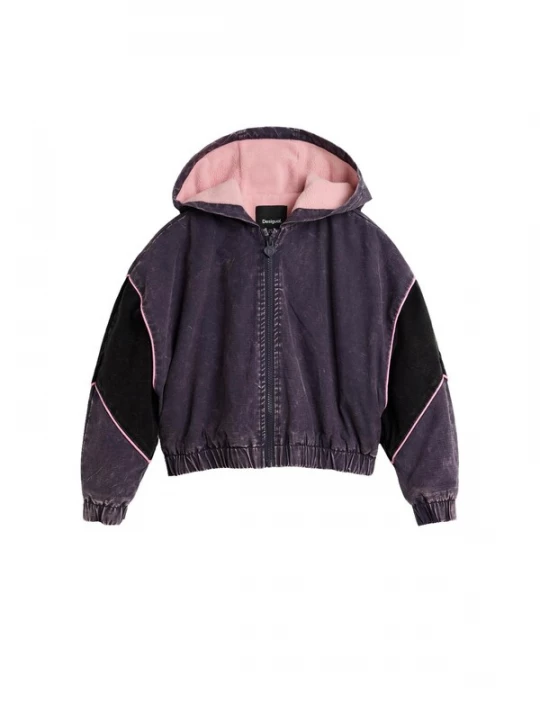 Foto van product Desigual Tussenjas grijs / antraciet / pink