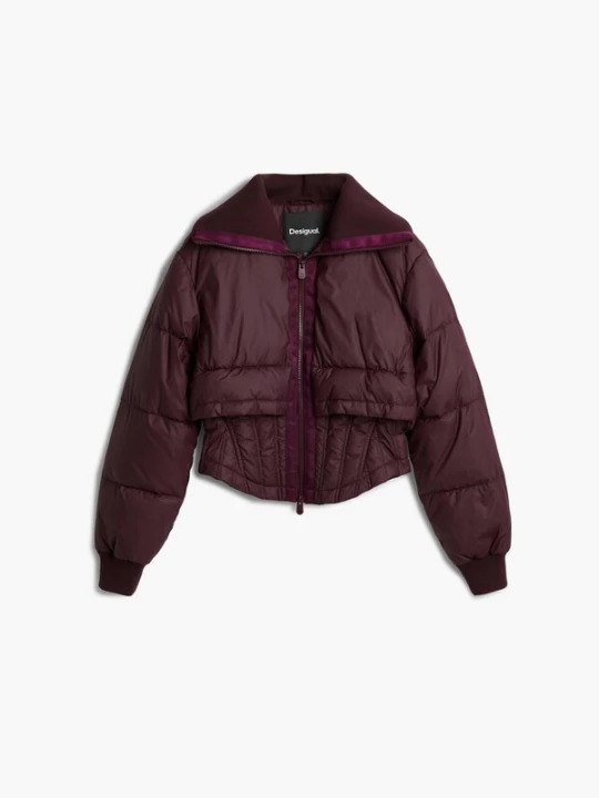 Foto van product Desigual Winterjas 'Quilted' wijnrood