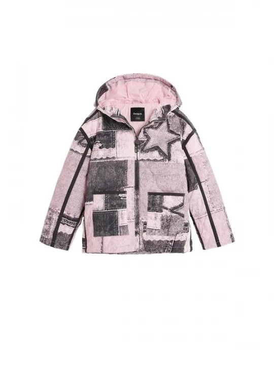 Foto van product Desigual Winterjas rosa / zwart