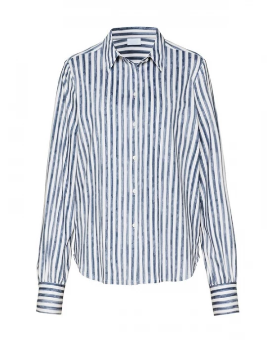 Foto van product DESOTO Blouse 'Lizzy' aqua / natuurwit