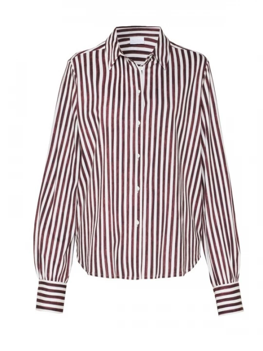 Foto van product DESOTO Blouse 'Lizzy' wijnrood / natuurwit