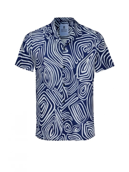 Foto van product DESOTO Overhemd blauw / lichtblauw