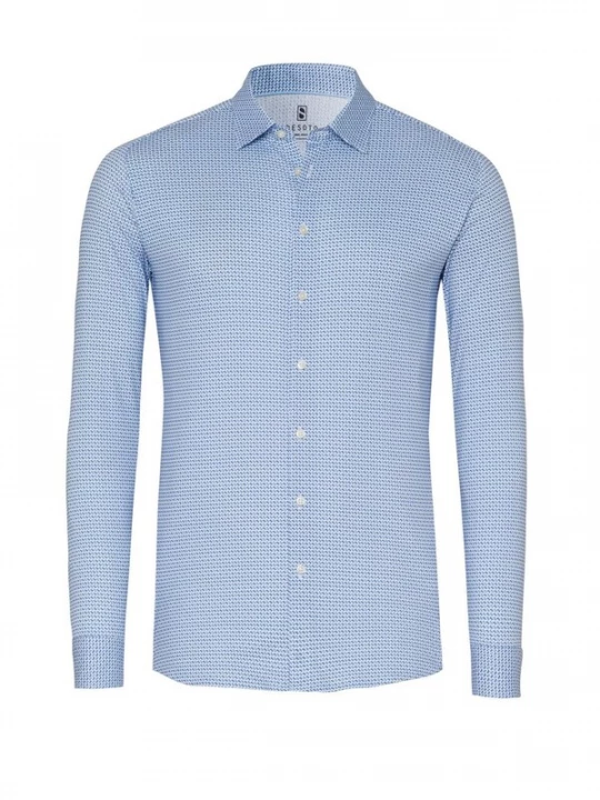 Foto van product DESOTO Overhemd blauw / wit