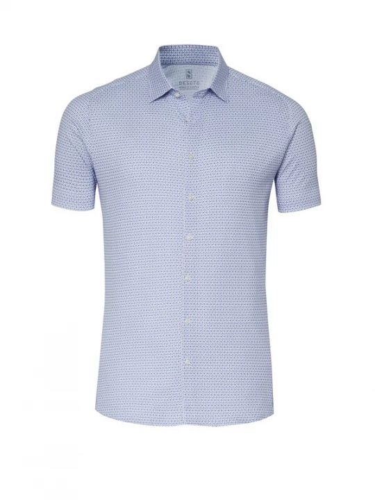 Foto van product DESOTO Overhemd blauw / wit