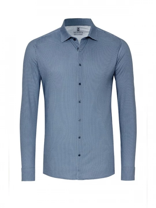 Foto van product DESOTO Overhemd blauw / zwart