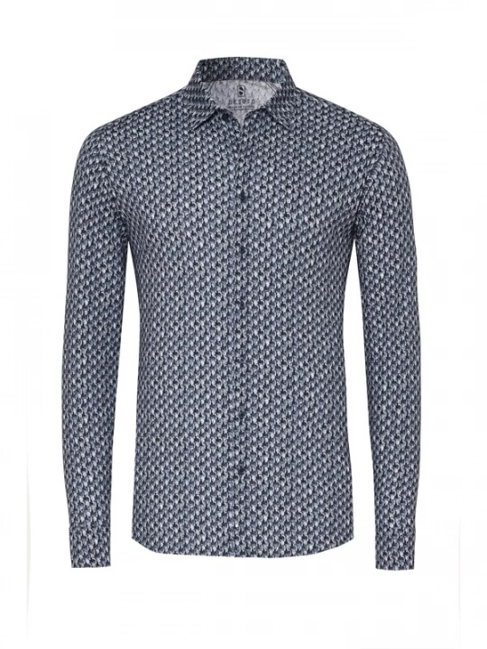 Foto van product DESOTO Overhemd donkerblauw / gemengde kleuren