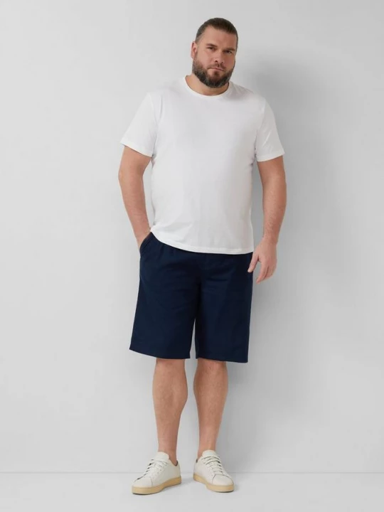 Foto van product Detroit: Bermuda van linnenmix s.Oliver blauw