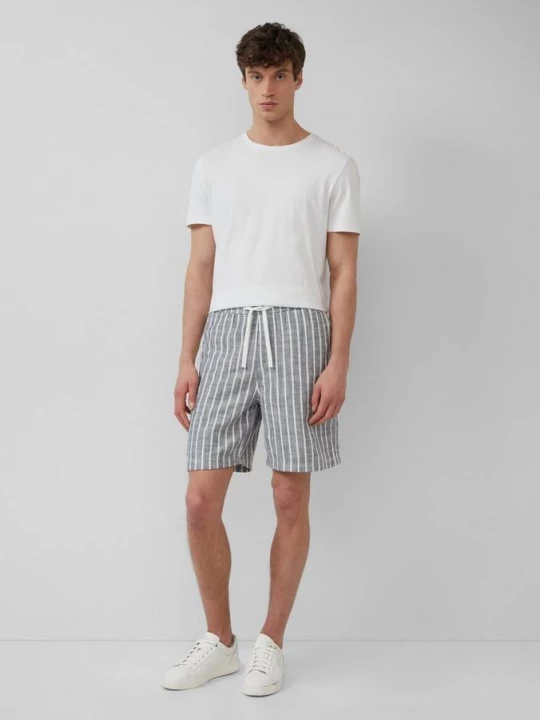 Foto van product Detroit: gestructureerde bermuda in een relaxed fit s.Oliver blauw