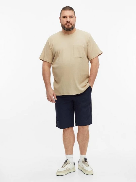 Foto van product Detroit: katoenen bermuda met elastische tailleband s.Oliver blauw