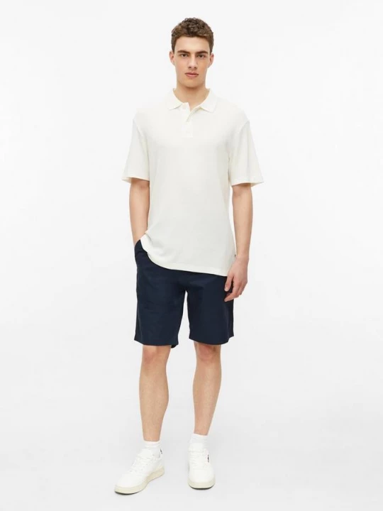 Foto van product Detroit: katoenen bermuda met elastische tailleband s.Oliver blauw