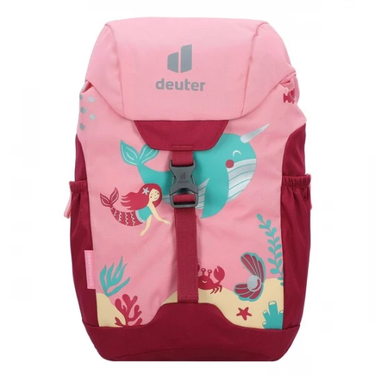 Foto van product DEUTER Rugzak 'Schmusebär' azuur / pasteelgeel / koraal / fuchsia