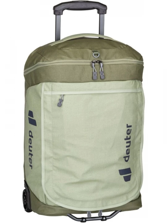 Foto van product DEUTER Trolley 'Duffel Pro Movo 36' olijfgroen / lichtgroen / zwart