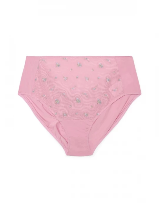 Foto van product Devoted by Zizzi Slip 'Lesmee' lichtblauw / lichtgroen / mauve / rosa