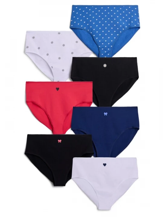 Foto van product Devoted by Zizzi Slip 'Lweek' blauw / navy / rood / wit