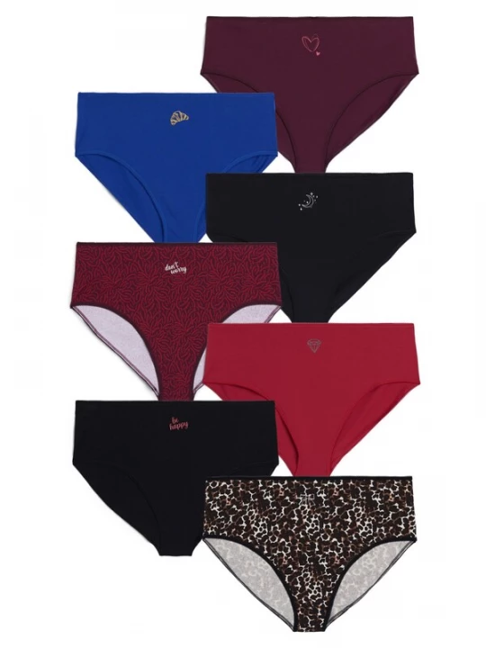 Foto van product Devoted by Zizzi Slip 'Week' gemengde kleuren